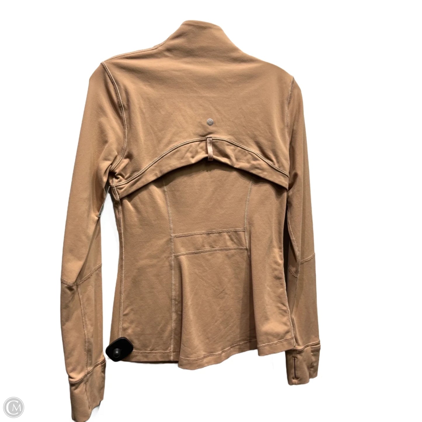 Athletic Jacket By Lululemon In Tan, Size: 8