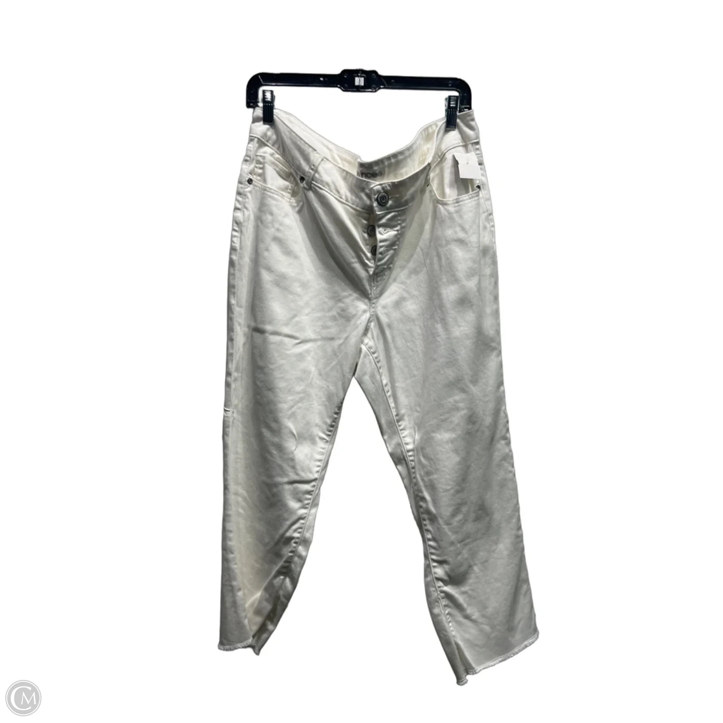 Pants Cropped By Maurices In White Denim, Size: 16