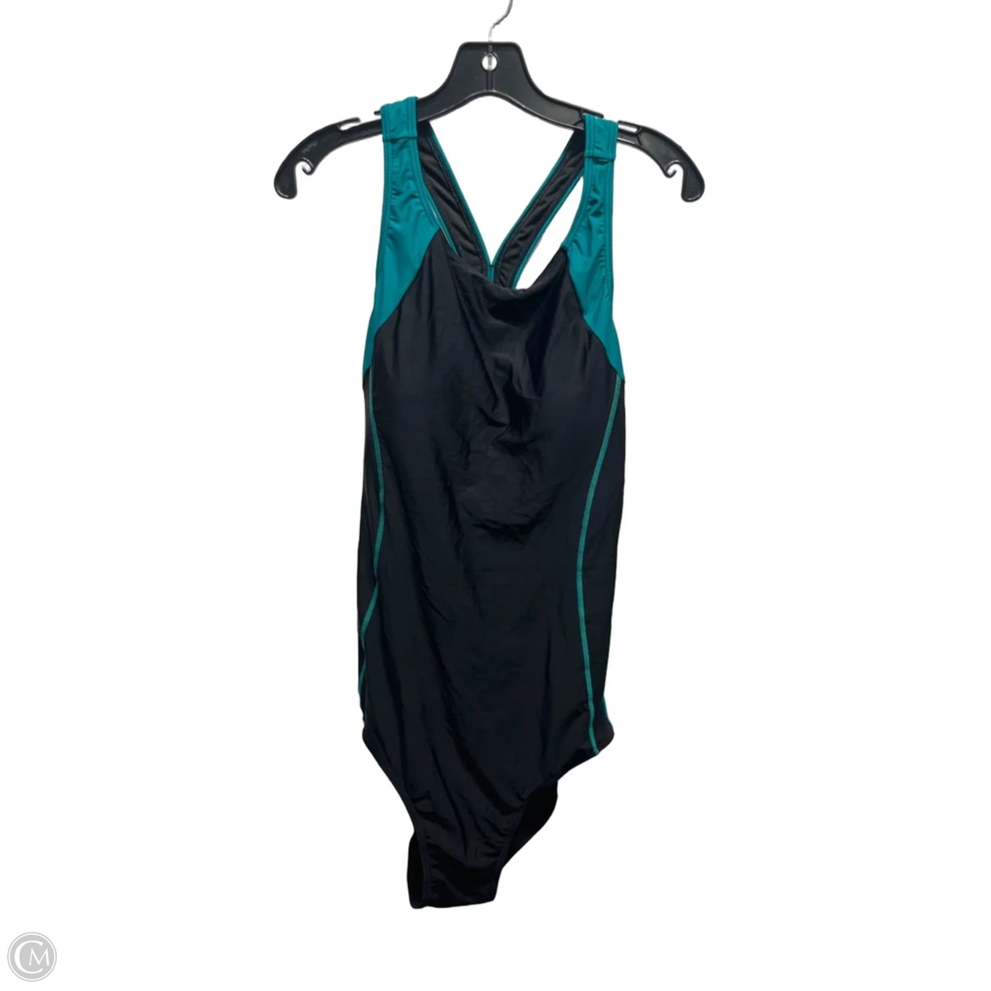 Swimsuit By Clothes Mentor In Black & Green, Size: Xl