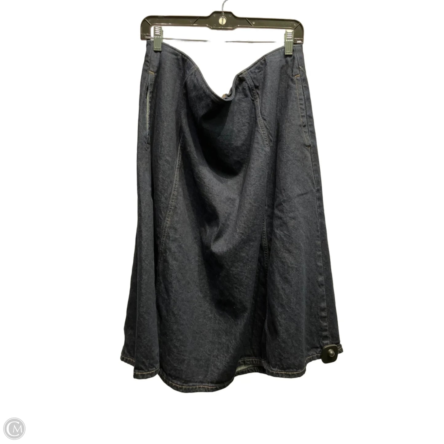 Skirt Maxi By Old Navy In Blue Denim, Size: 20