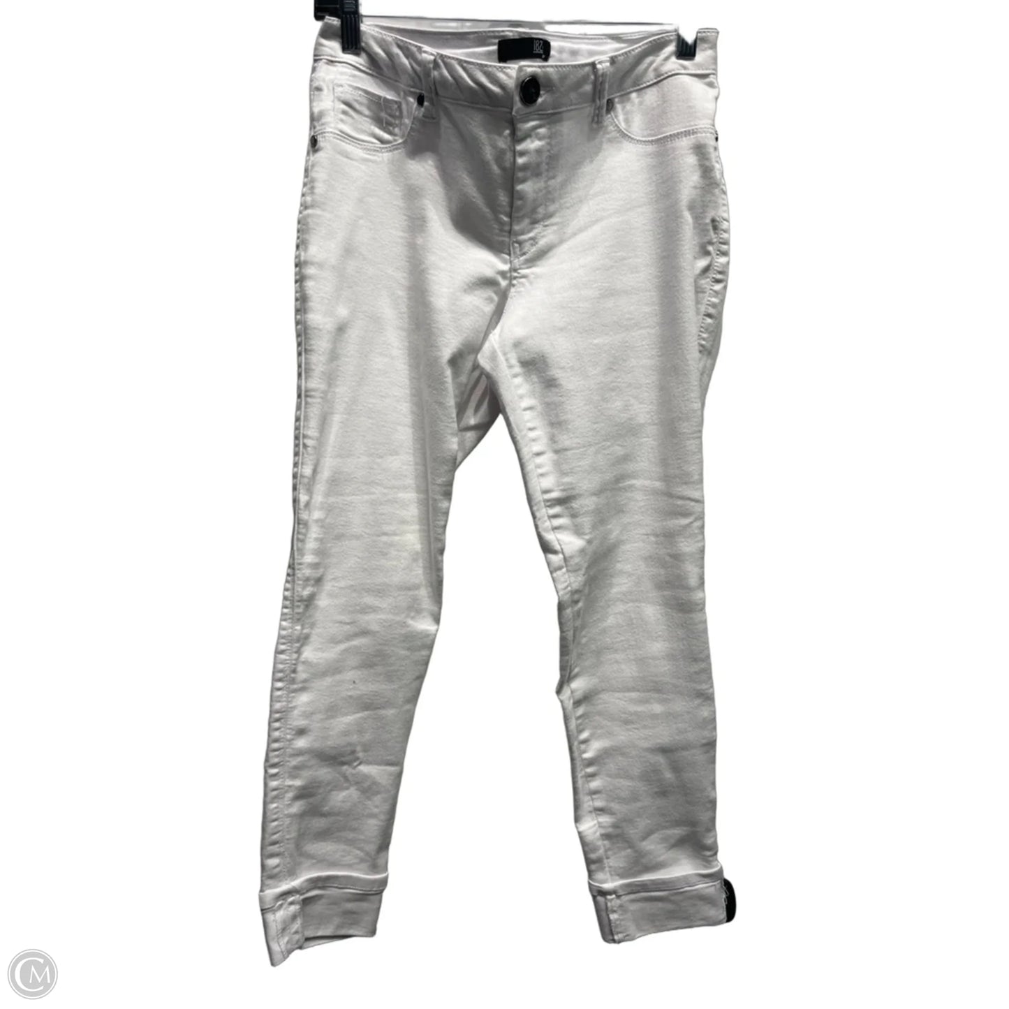 Jeans Cropped By 1822 Denim In White Denim, Size: 10
