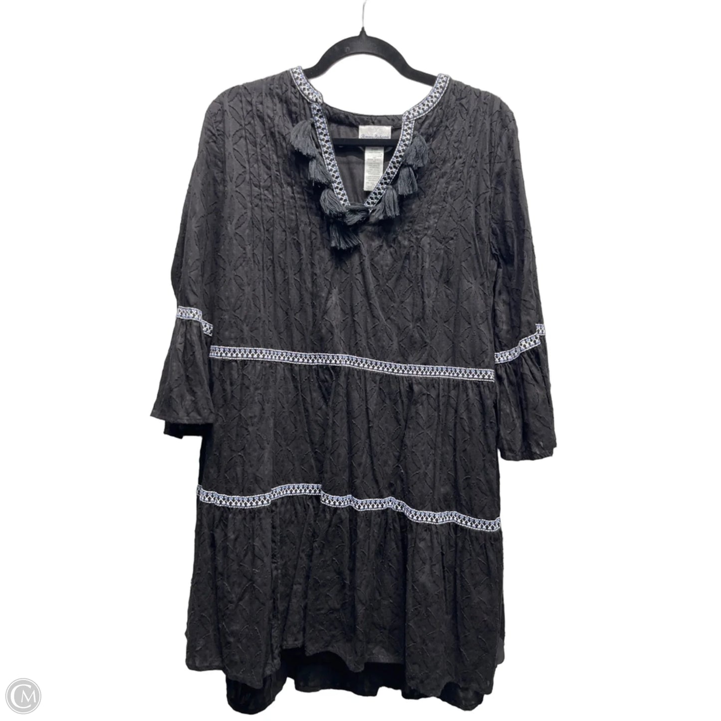 Dress Casual Short By Tommy Bahama In Black & Blue, Size: M