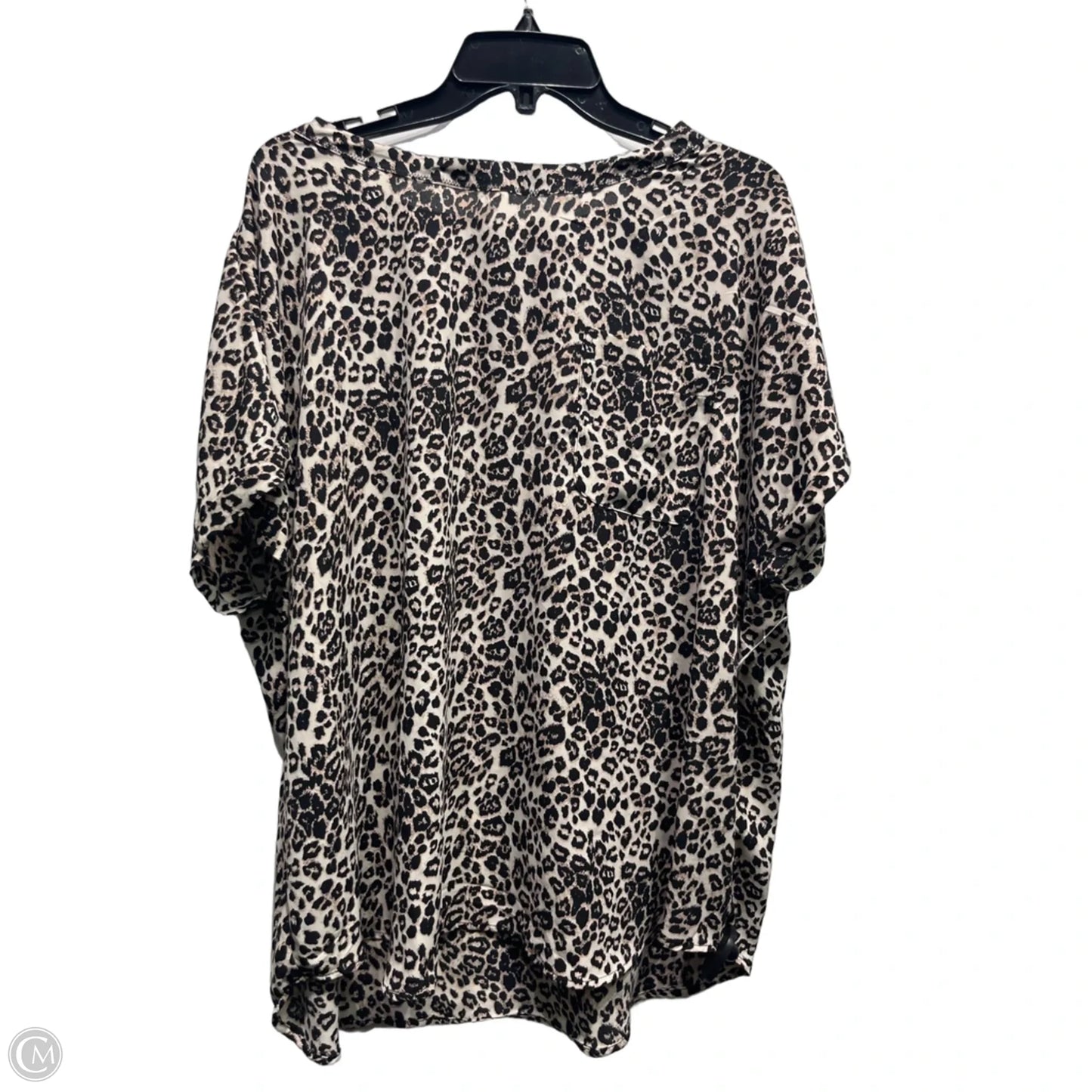 Top Short Sleeve By Buffalo David Bitton In Brown & Tan, Size: Xxl
