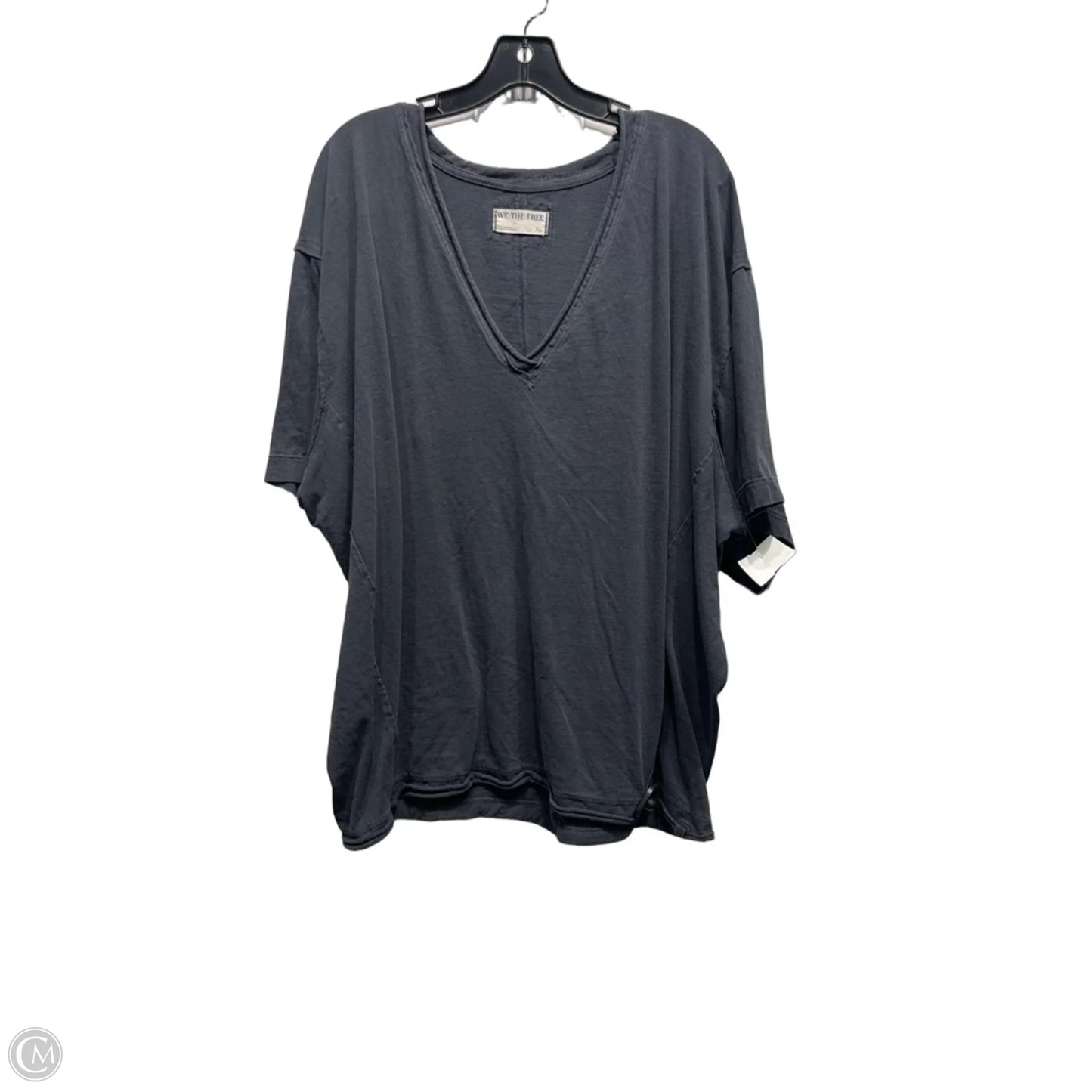 Top Short Sleeve By We The Free In Black, Size: Xl