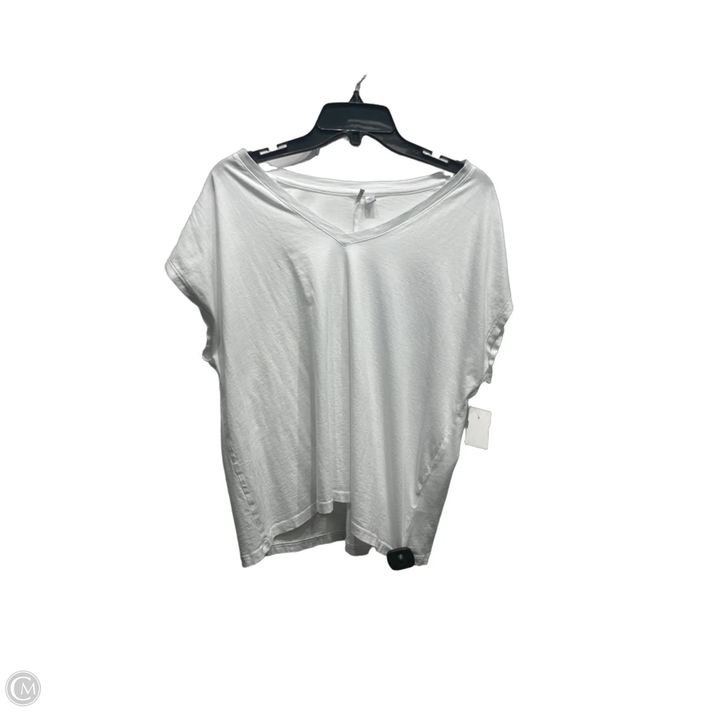 Top Short Sleeve Basic By Nordstrom In White, Size: Xl