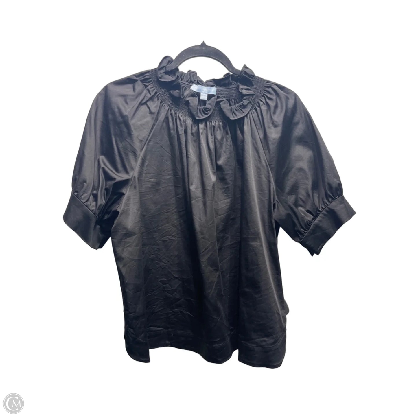 Top Short Sleeve By Antonio Melani In Black, Size: 14