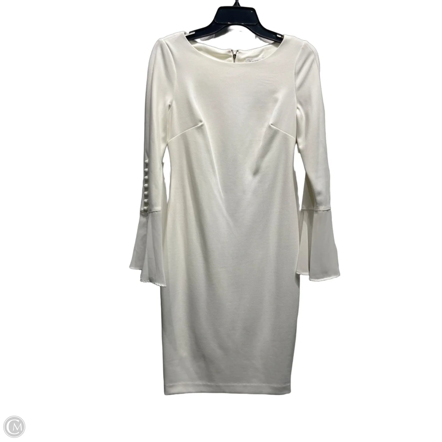 Dress Party Short By Calvin Klein In White, Size: 4