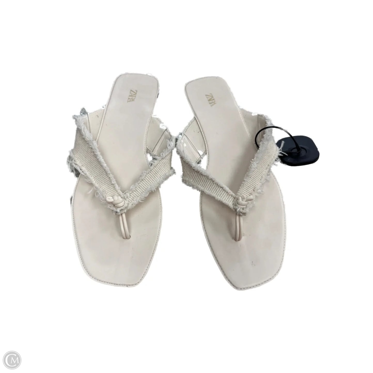Sandals Flats By Zara In Cream, Size: 9