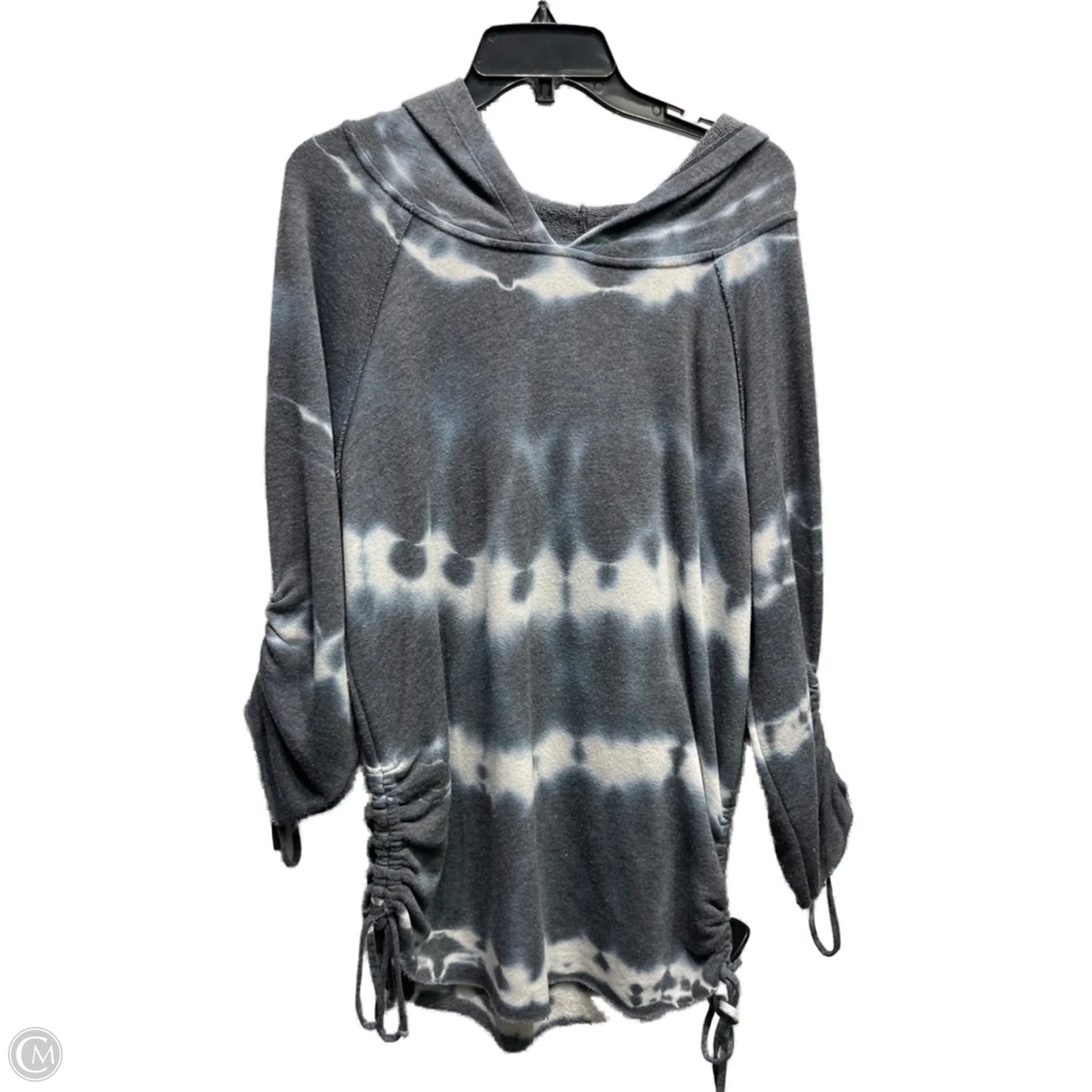 Sweatshirt Hoodie By Young Fabulous & Broke In Grey, Size: S