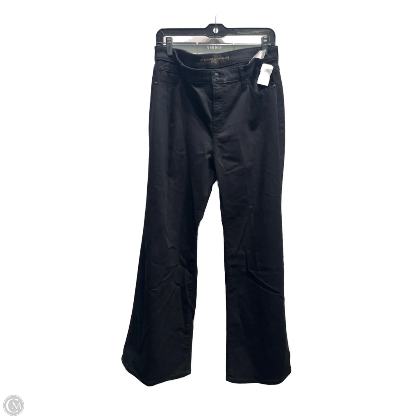 Jeans Skinny By Chicos In Black Denim, Size: 12