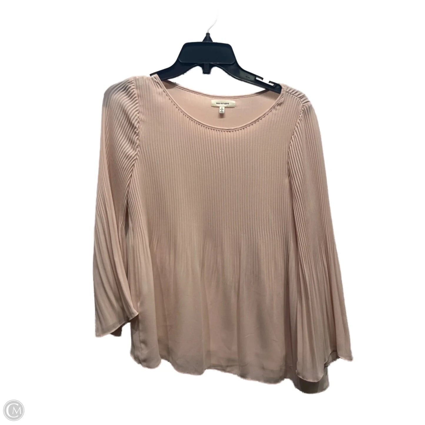 Top Long Sleeve By Max Studio In Pink, Size: S