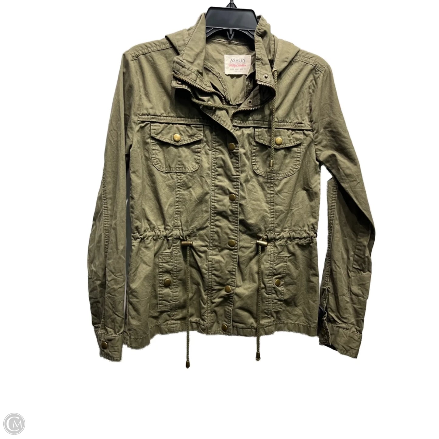 Jacket Denim By ashley In Green Denim, Size: S