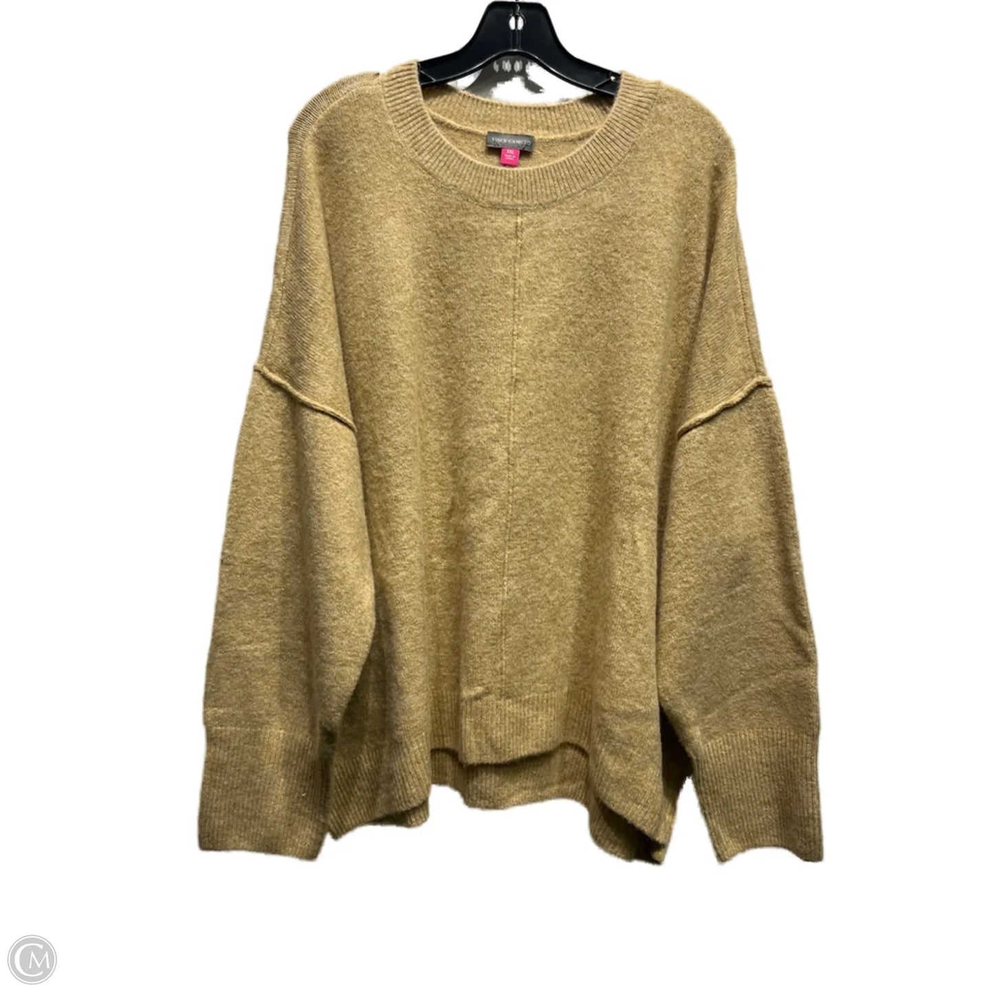 Sweater By Vince Camuto In Tan, Size: Xxl