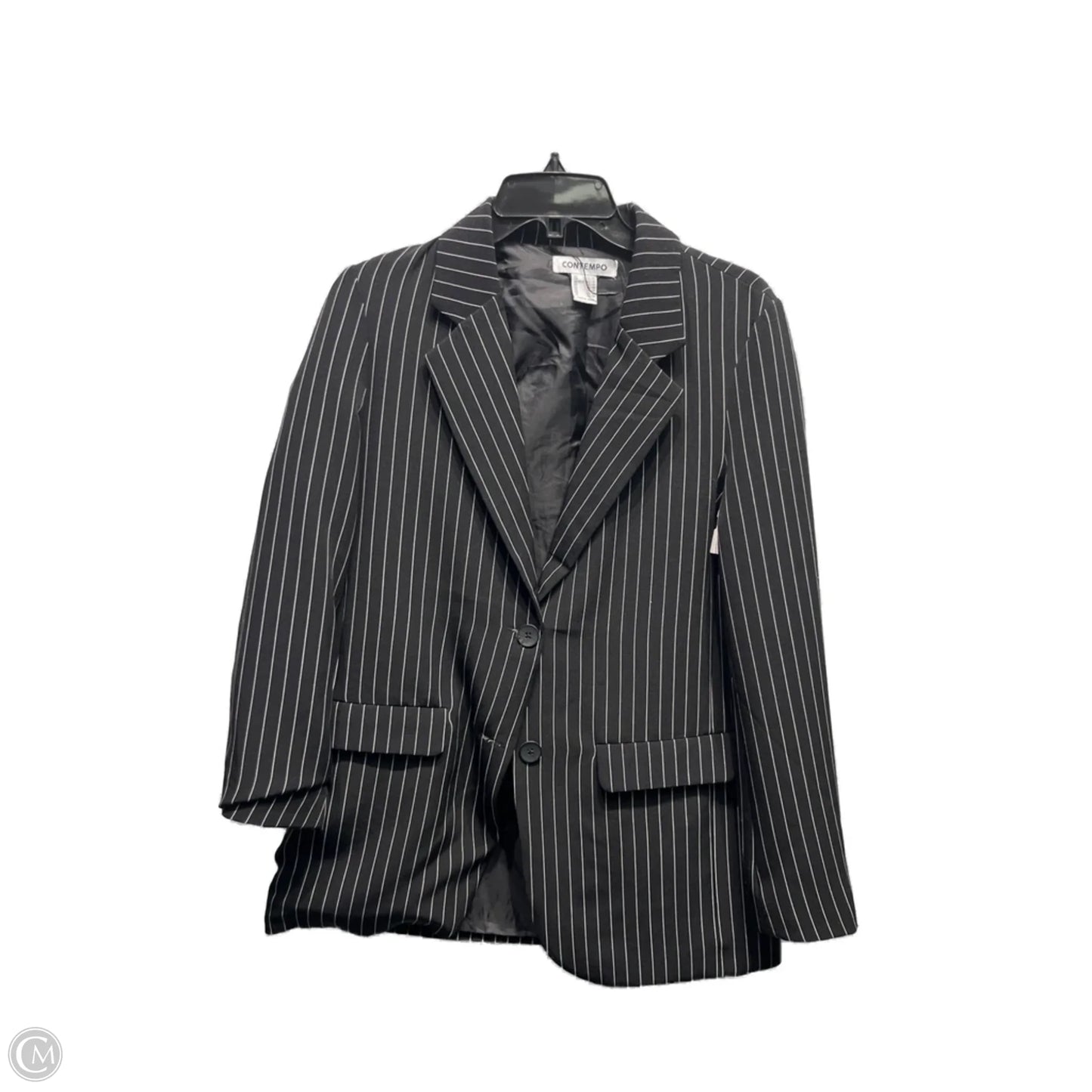 Blazer By Contempo In Black & White, Size: Xs