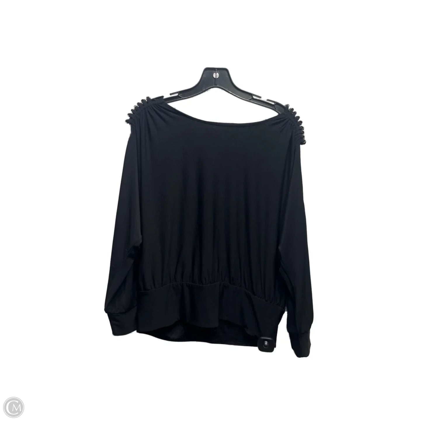 Top Long Sleeve By White House Black Market In Black, Size: S