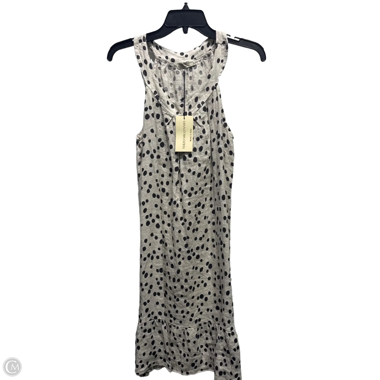 Dress Casual Short By TERZO MILLENNIO In Black & Tan, Size: S