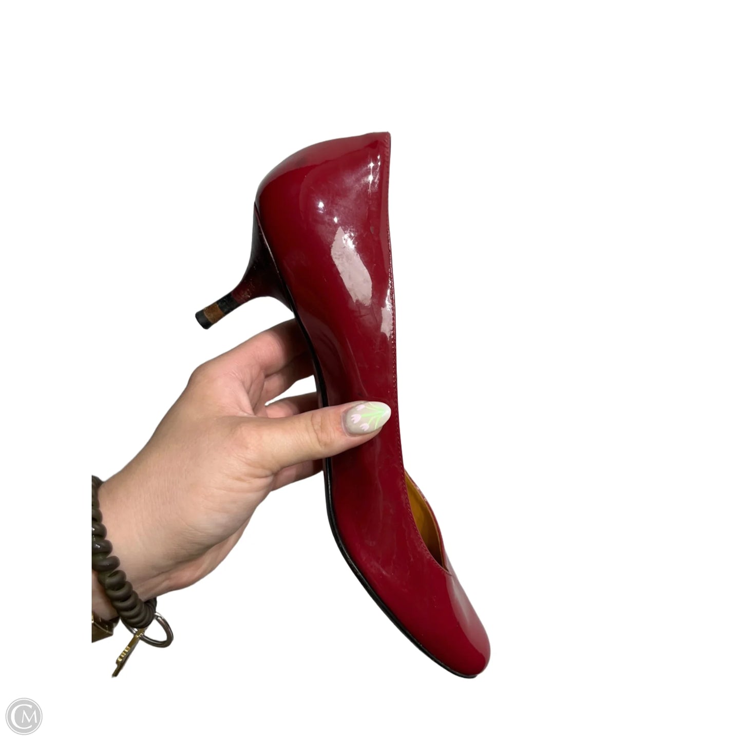Shoes Luxury Designer By Fendi In Red, Size: 9