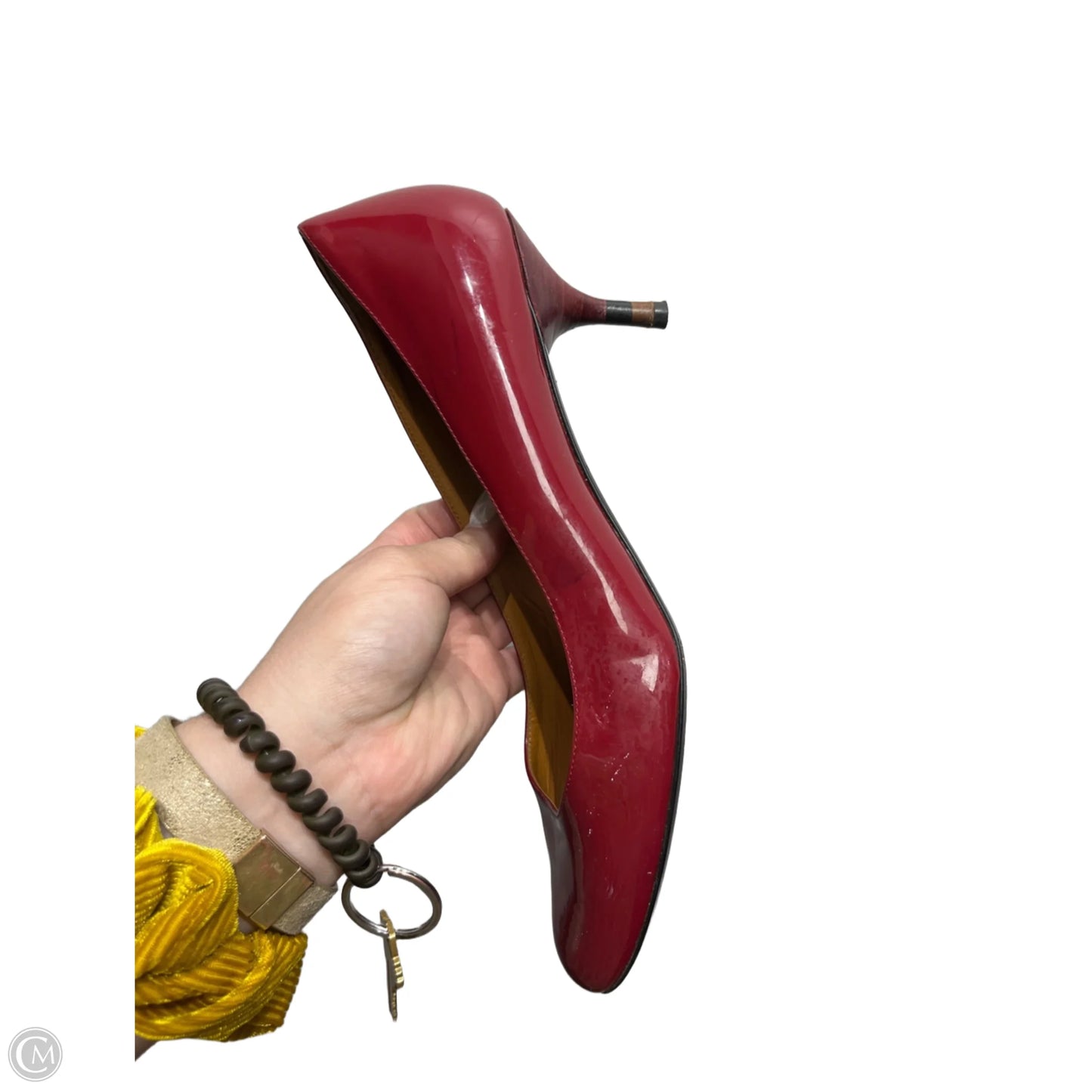 Shoes Luxury Designer By Fendi In Red, Size: 9