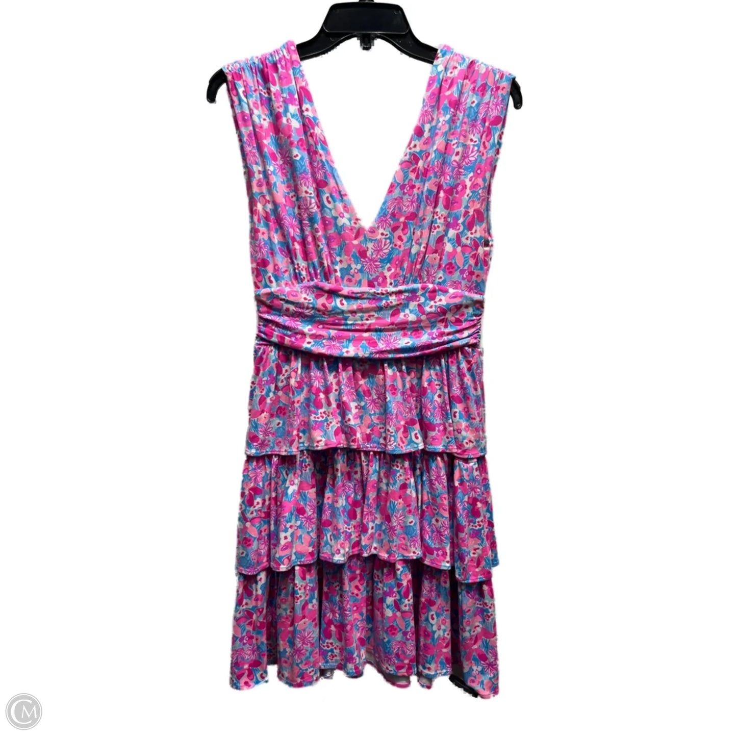 Dress Designer By Lilly Pulitzer In Blue & Pink, Size: S
