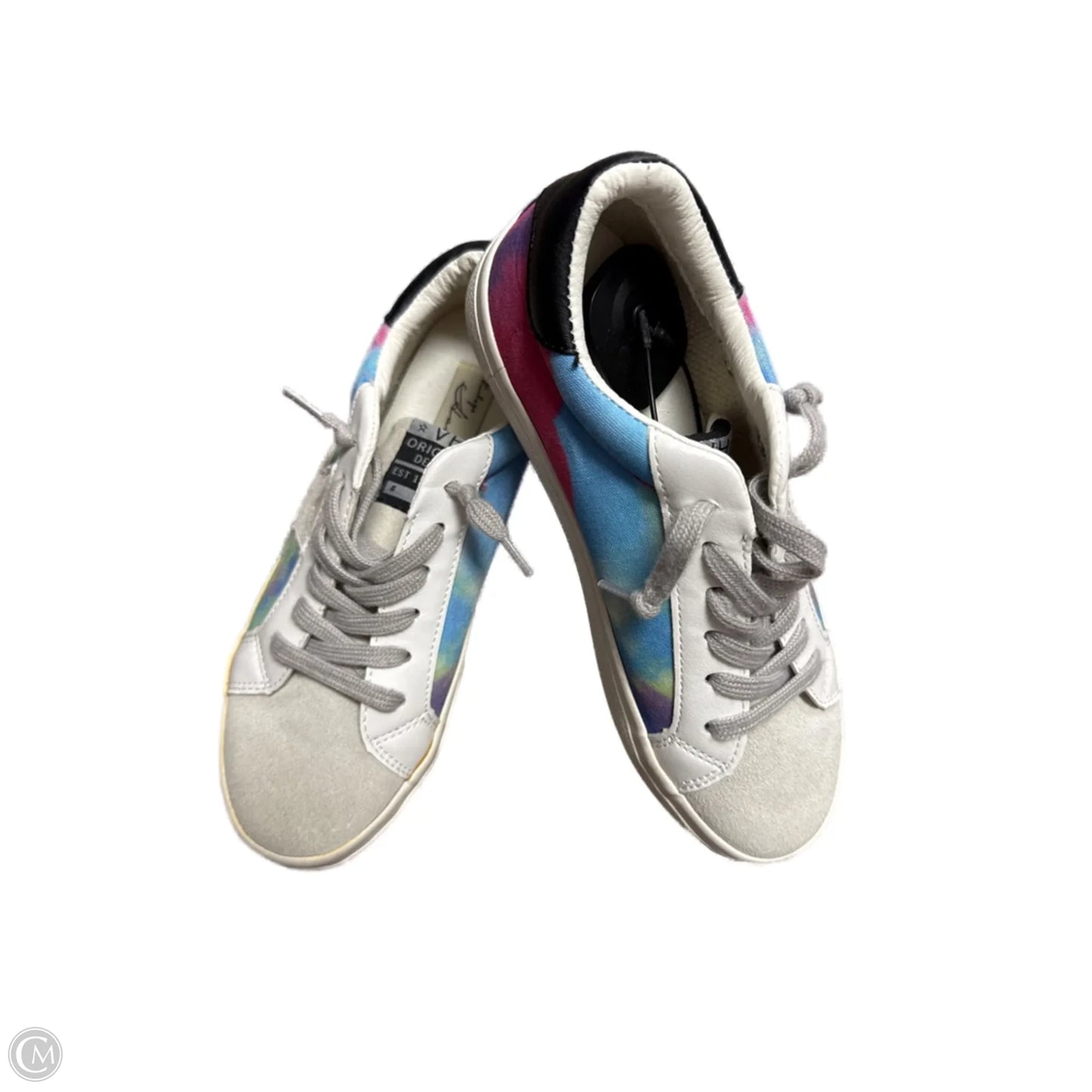 Shoes Sneakers By Vintage Havana In Blue & Grey, Size: 5.5