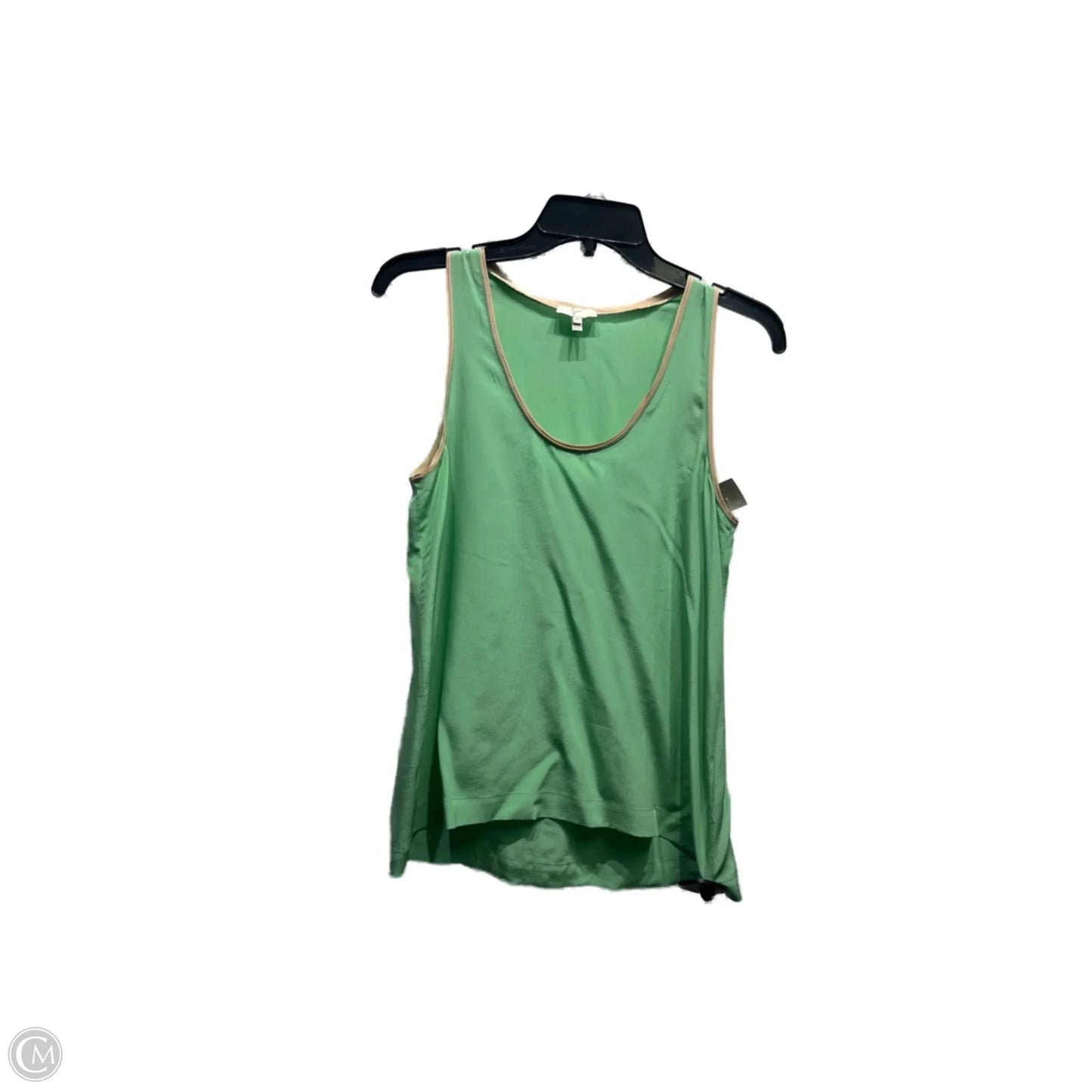 Top Sleeveless By Joie In Cream & Green, Size: Xs