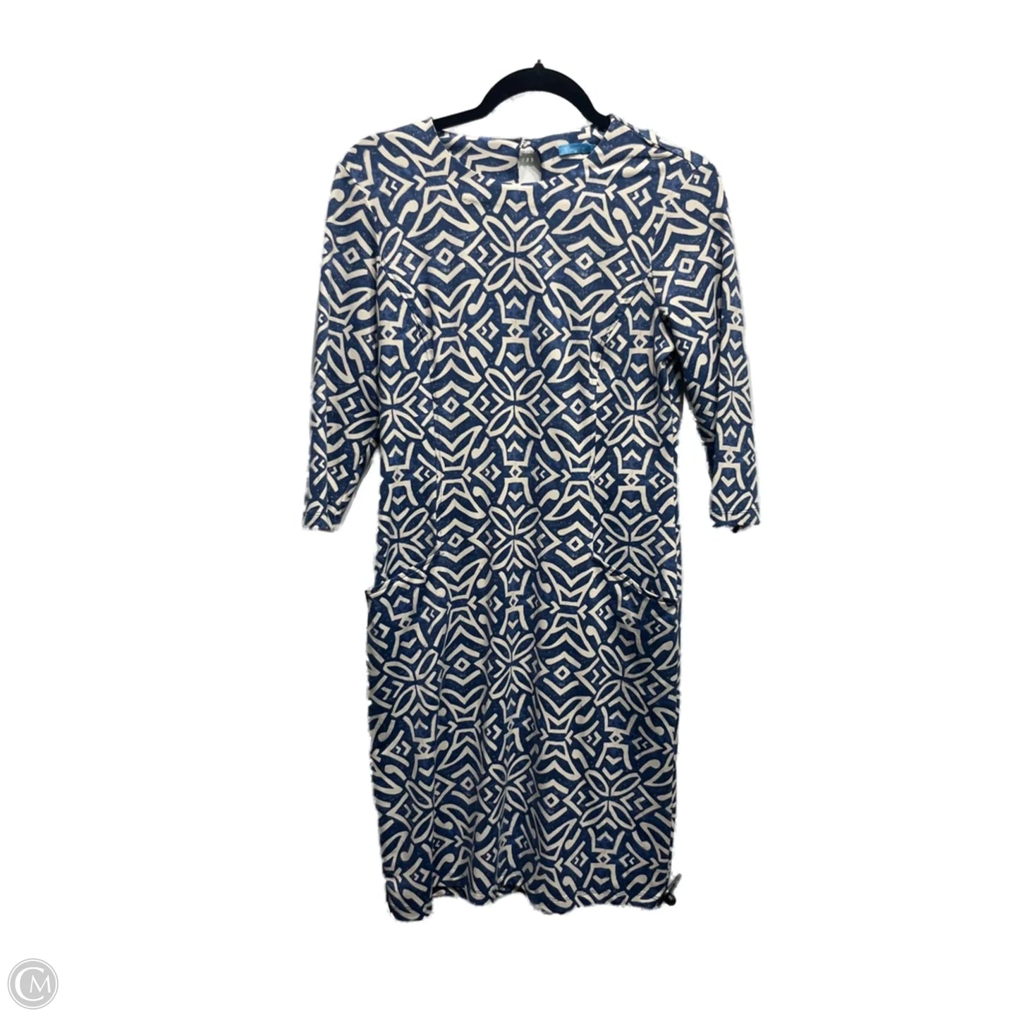 Dress Casual Short By J Mclaughlin In Blue & White, Size: S