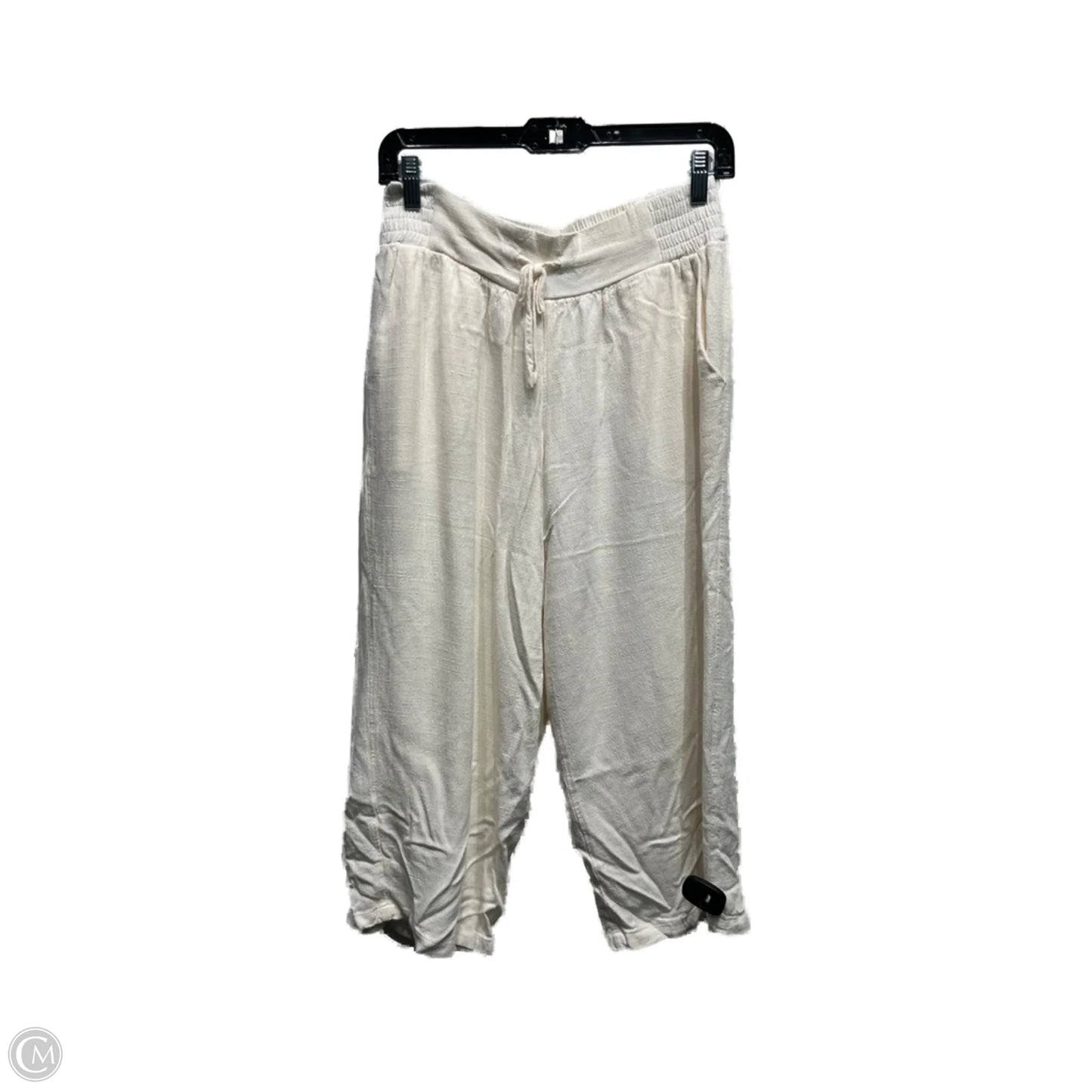 Capris By Jm Collections In Cream, Size: S