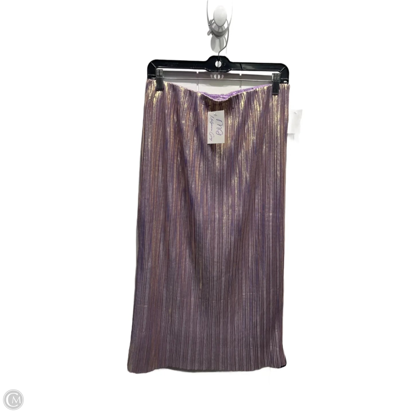 Skirt Midi By Idem Ditto In Purple, Size: L