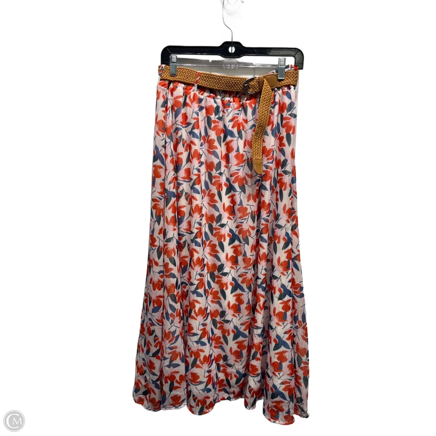 Skirt Maxi By lark + grey In Orange & Pink, Size: Xl