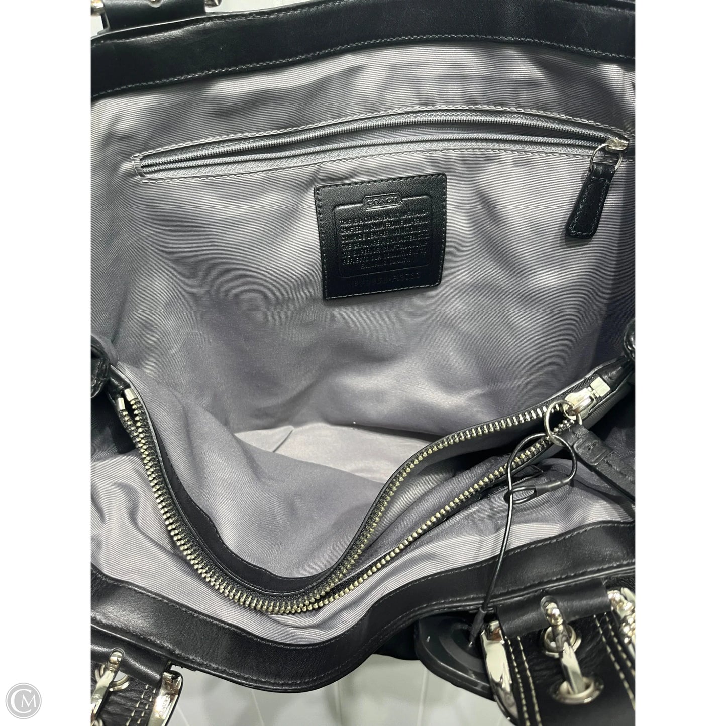 Handbag Designer By Coach, Size: Large