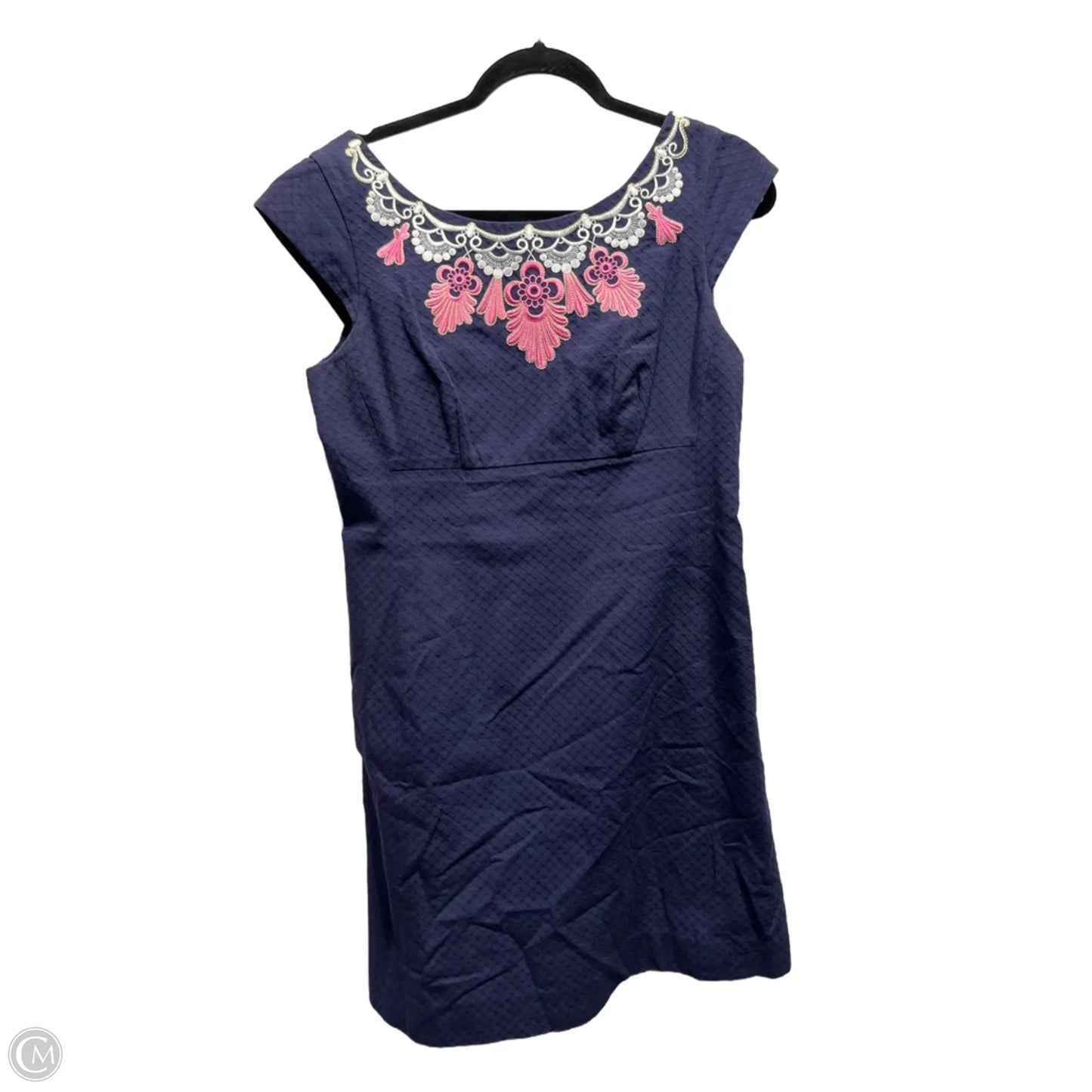 Dress Designer By Lilly Pulitzer In Blue & Pink, Size: M