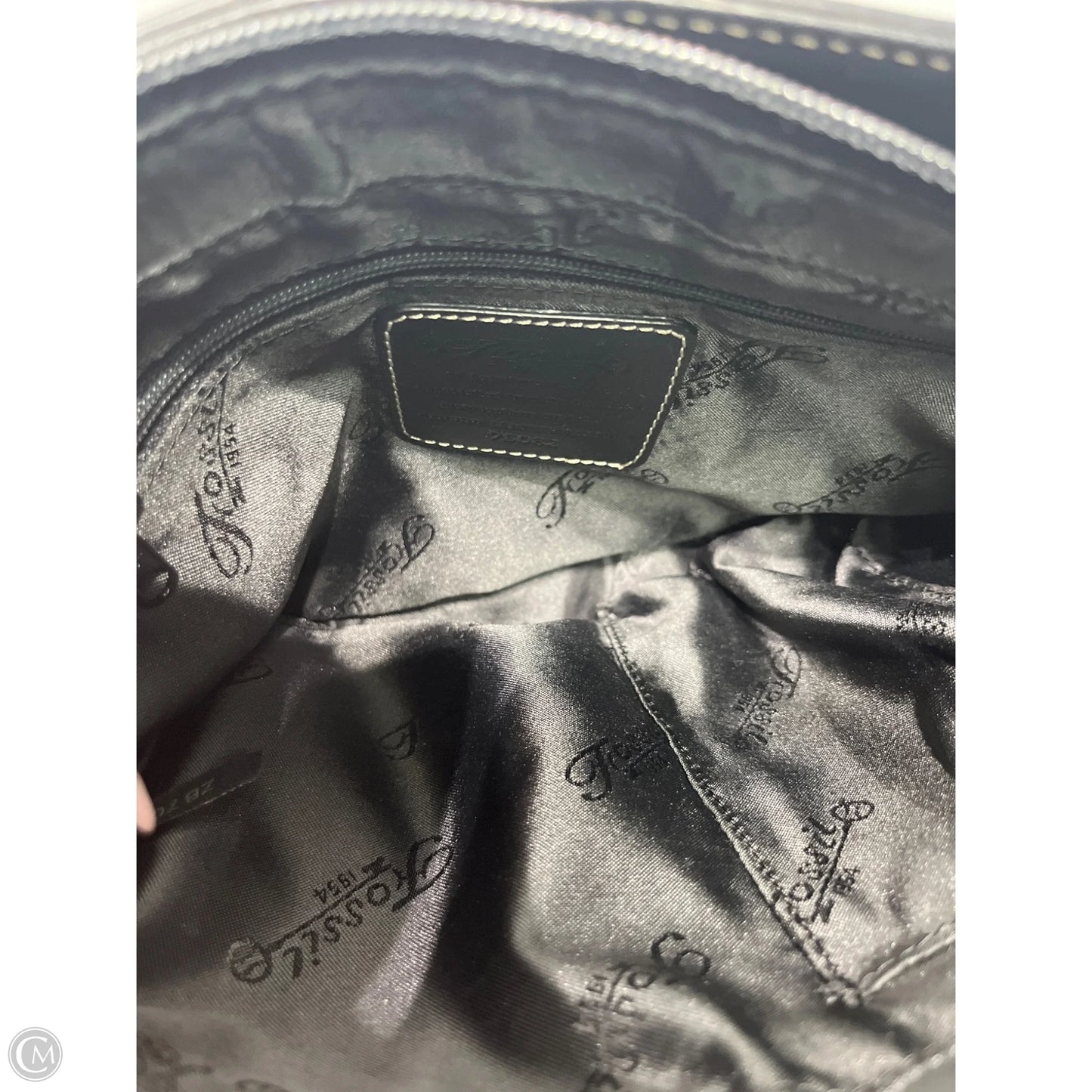 Crossbody Leather By Fossil, Size: Small