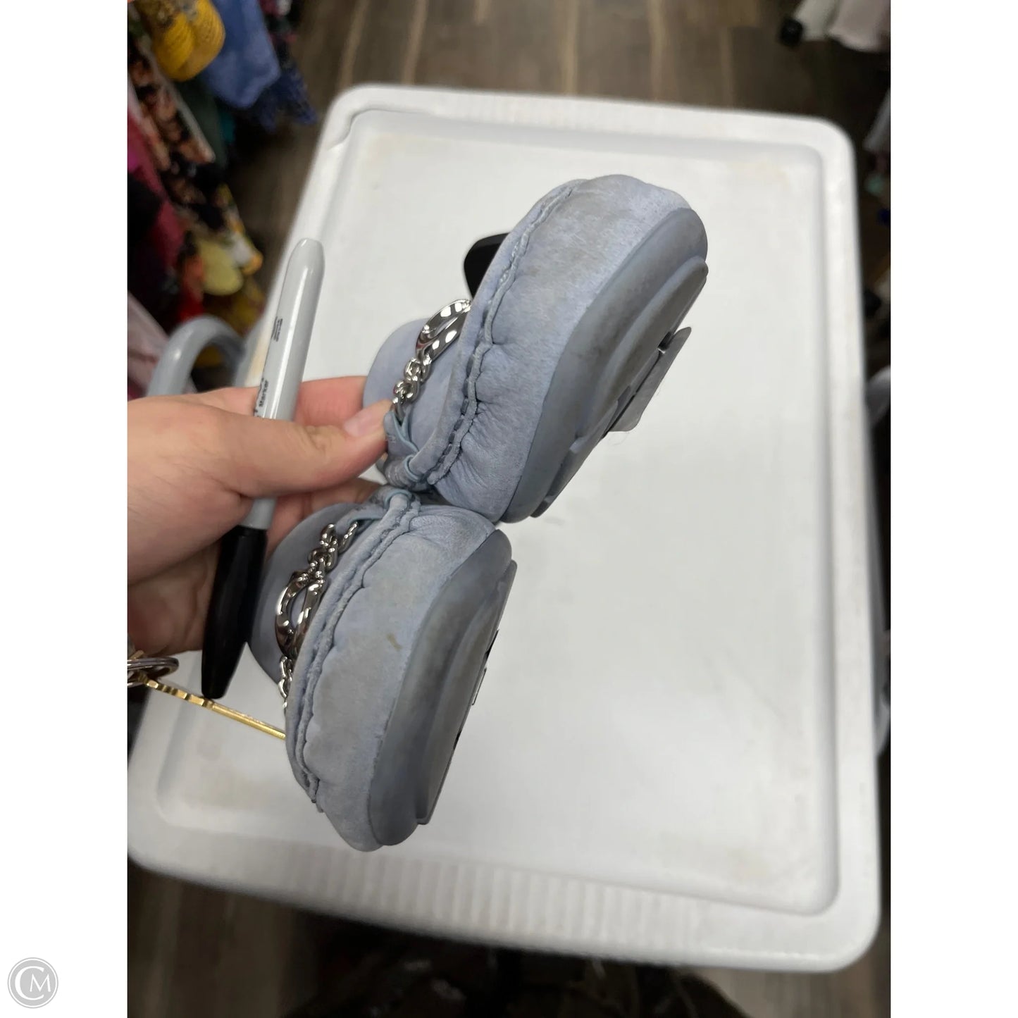 Shoes Designer By Coach In Blue, Size: 8