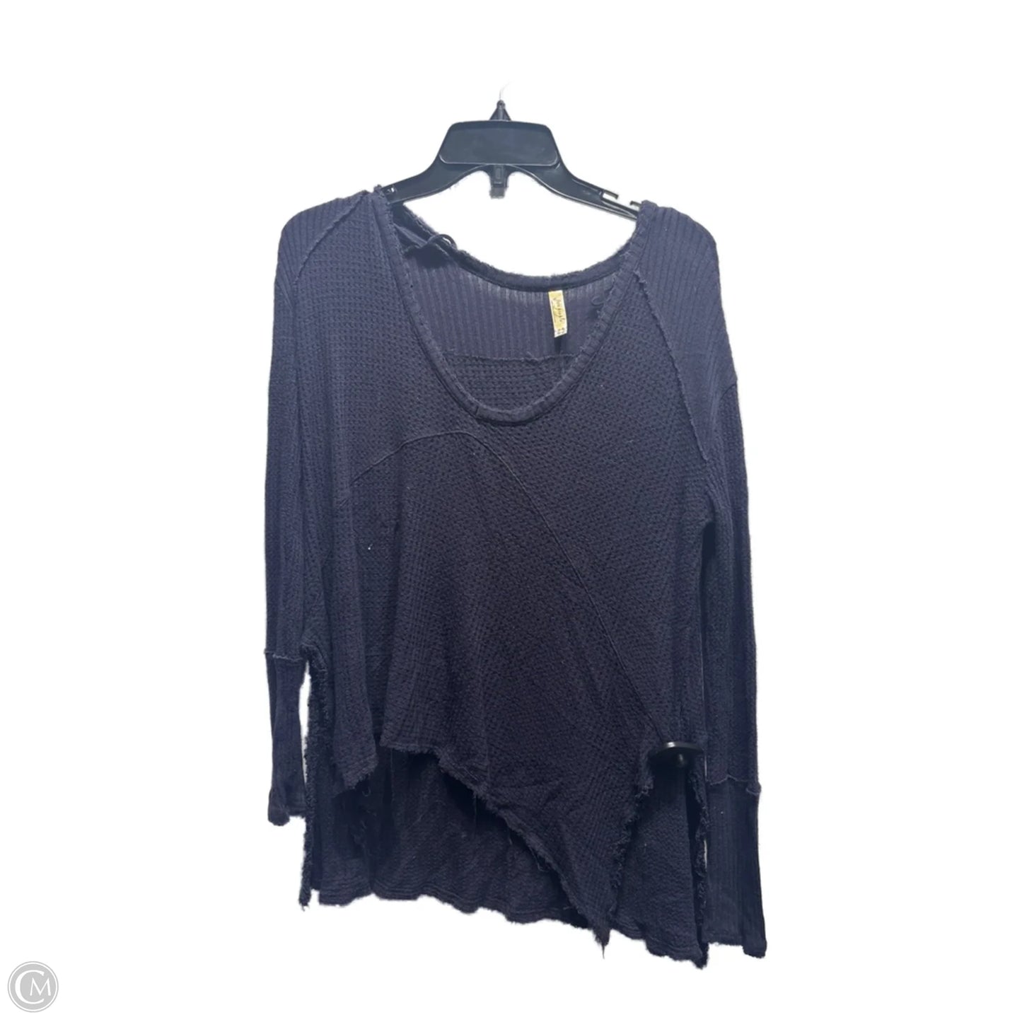 Top Long Sleeve By Free People In Navy, Size: Xs