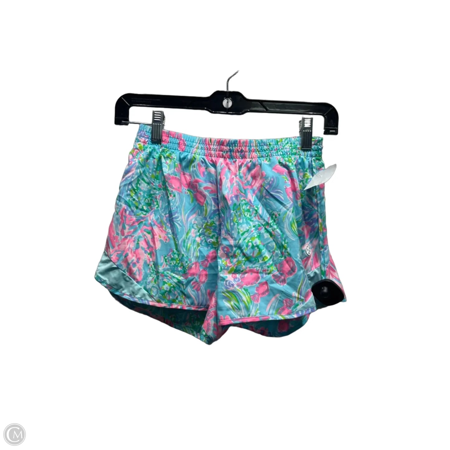 Shorts Designer By Lilly Pulitzer In Green & Pink, Size: Xxs