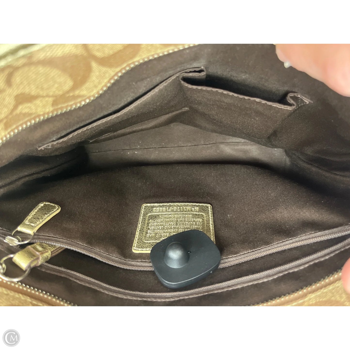 Handbag Designer By Coach, Size: Medium