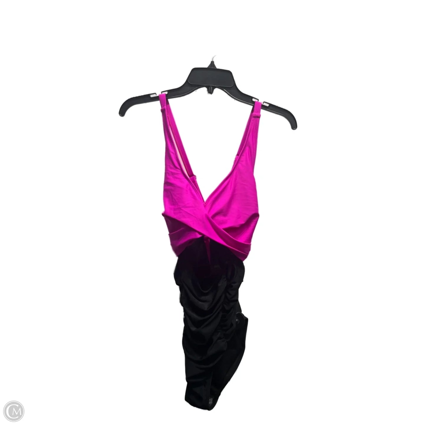 Swimsuit By Clothes Mentor In Black & Pink, Size: M