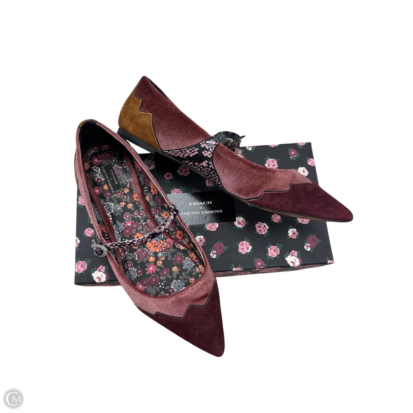 Shoes Designer By Coach In Maroon, Size: 9.5