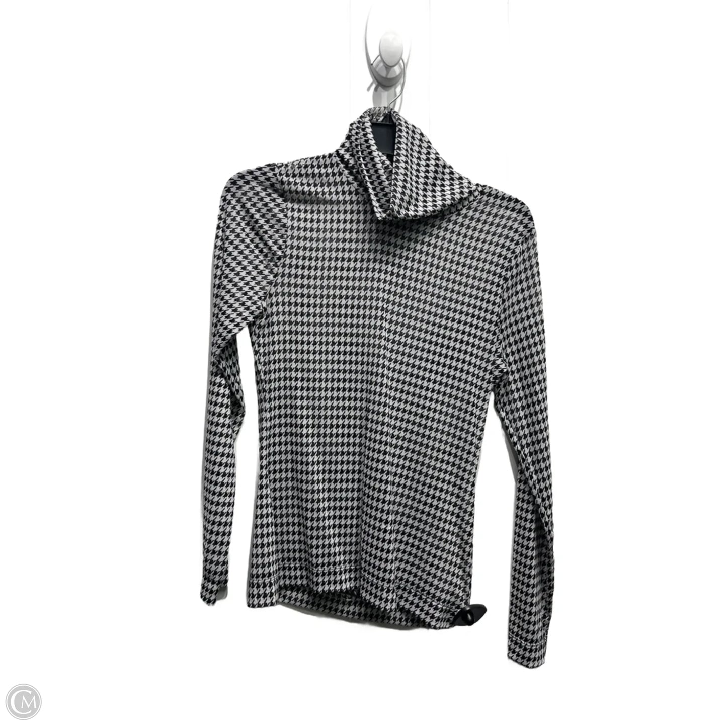 Top Long Sleeve By White House Black Market In Black & White, Size: Xs