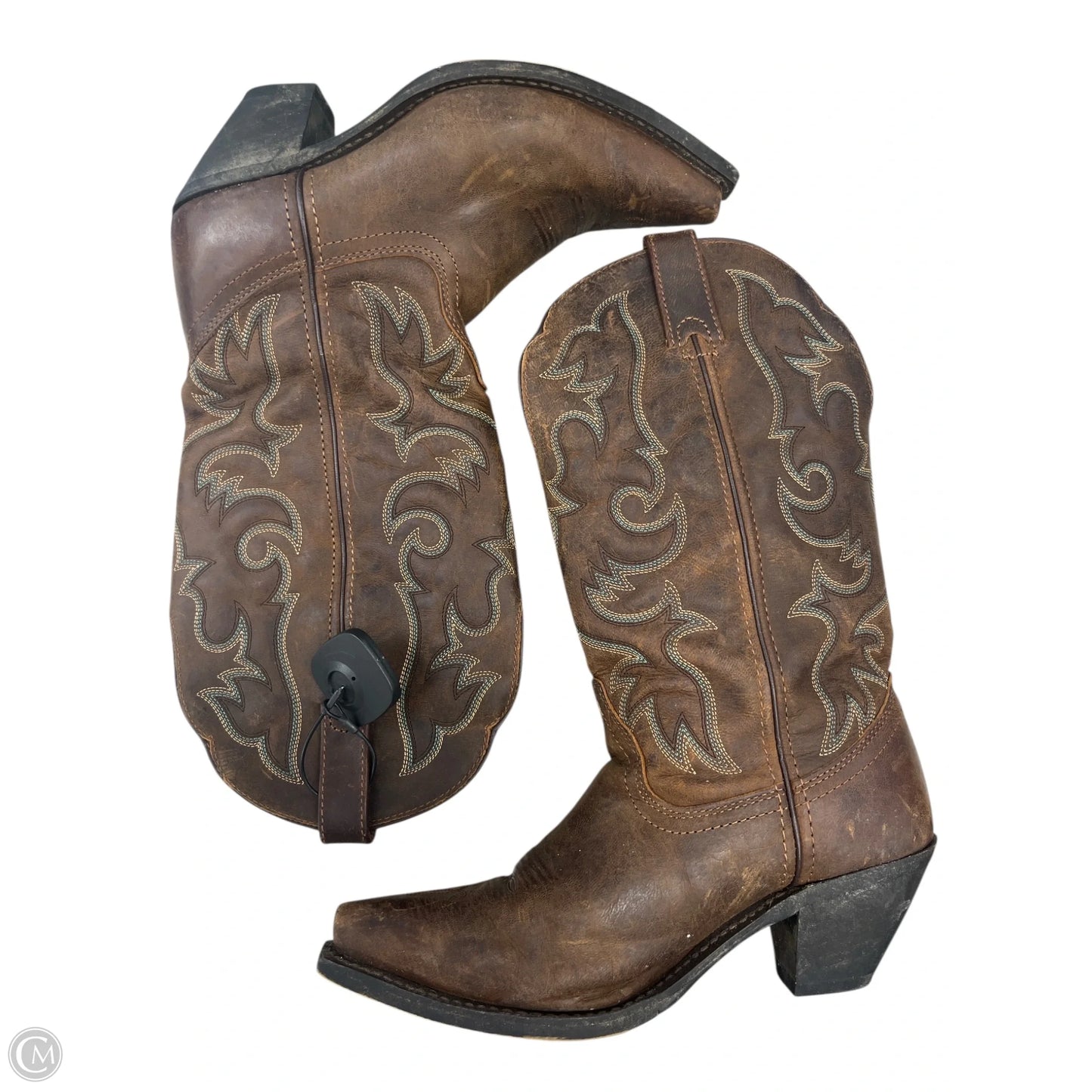 Boots Mid-calf Heels By Laredo In Brown, Size: 8.5