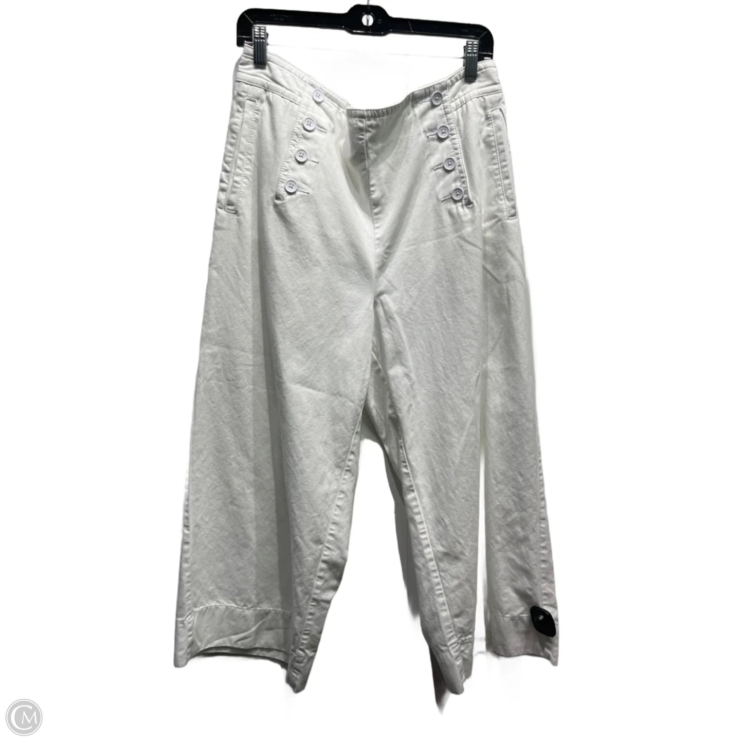 Pants Wide Leg By Talbots In White, Size: 16