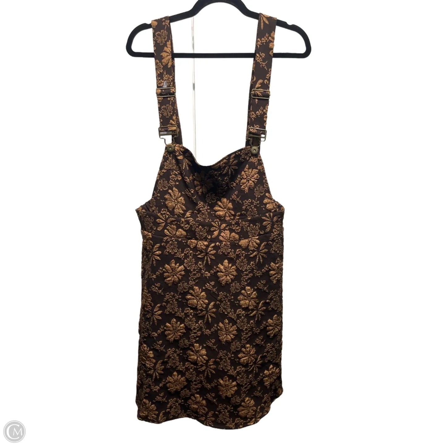 Dress Casual Short By Bloomchic In Brown, Size: Xl