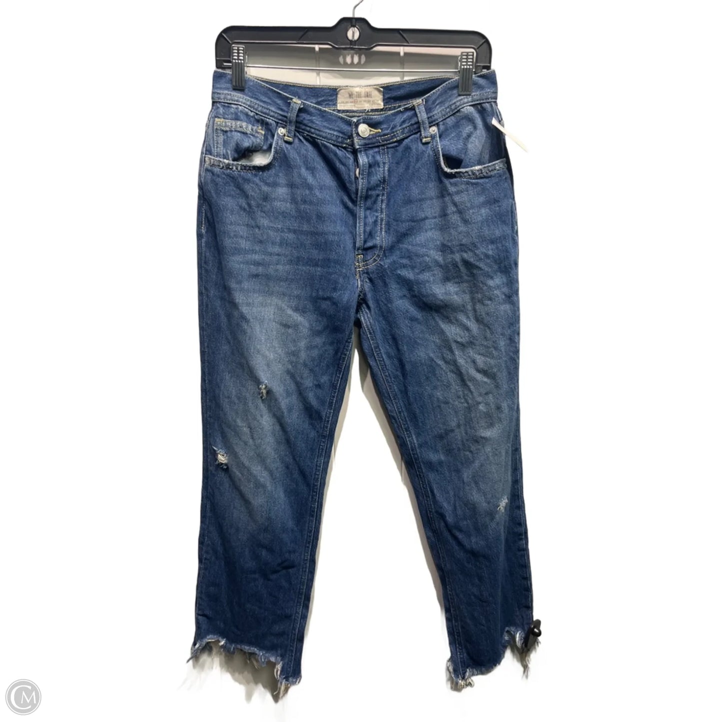 Jeans Cropped By We The Free In Blue Denim, Size: 4