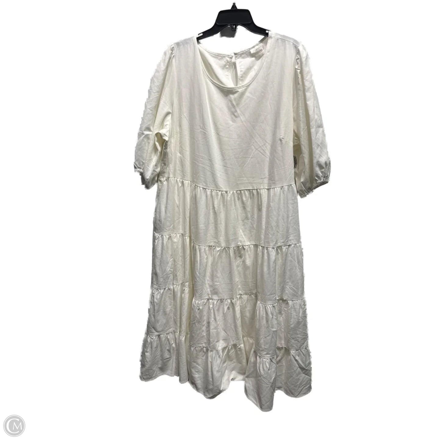 Dress Casual Maxi By City Chic In White, Size: Xl
