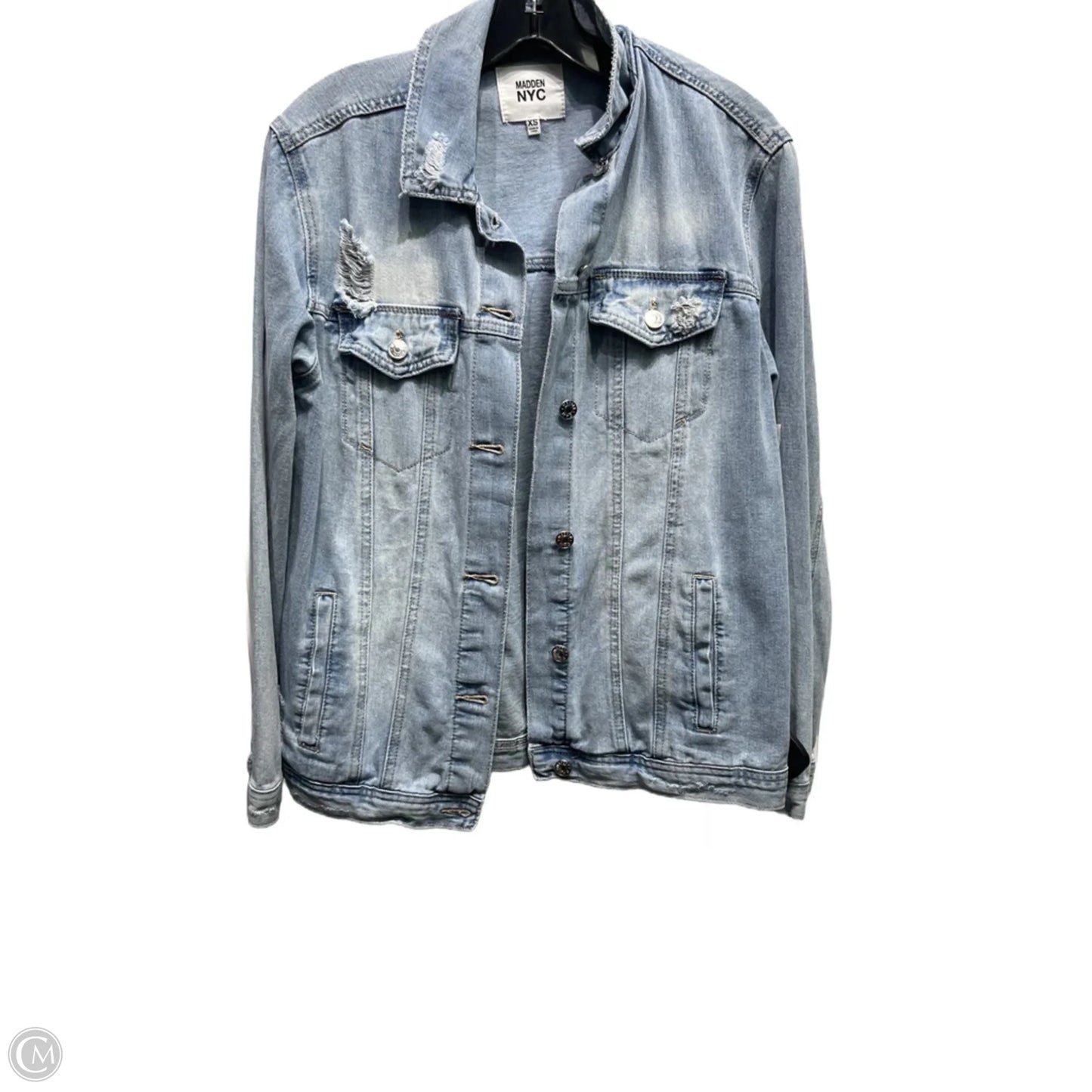 Jacket Denim By Madden Nyc In Blue Denim, Size: Xs