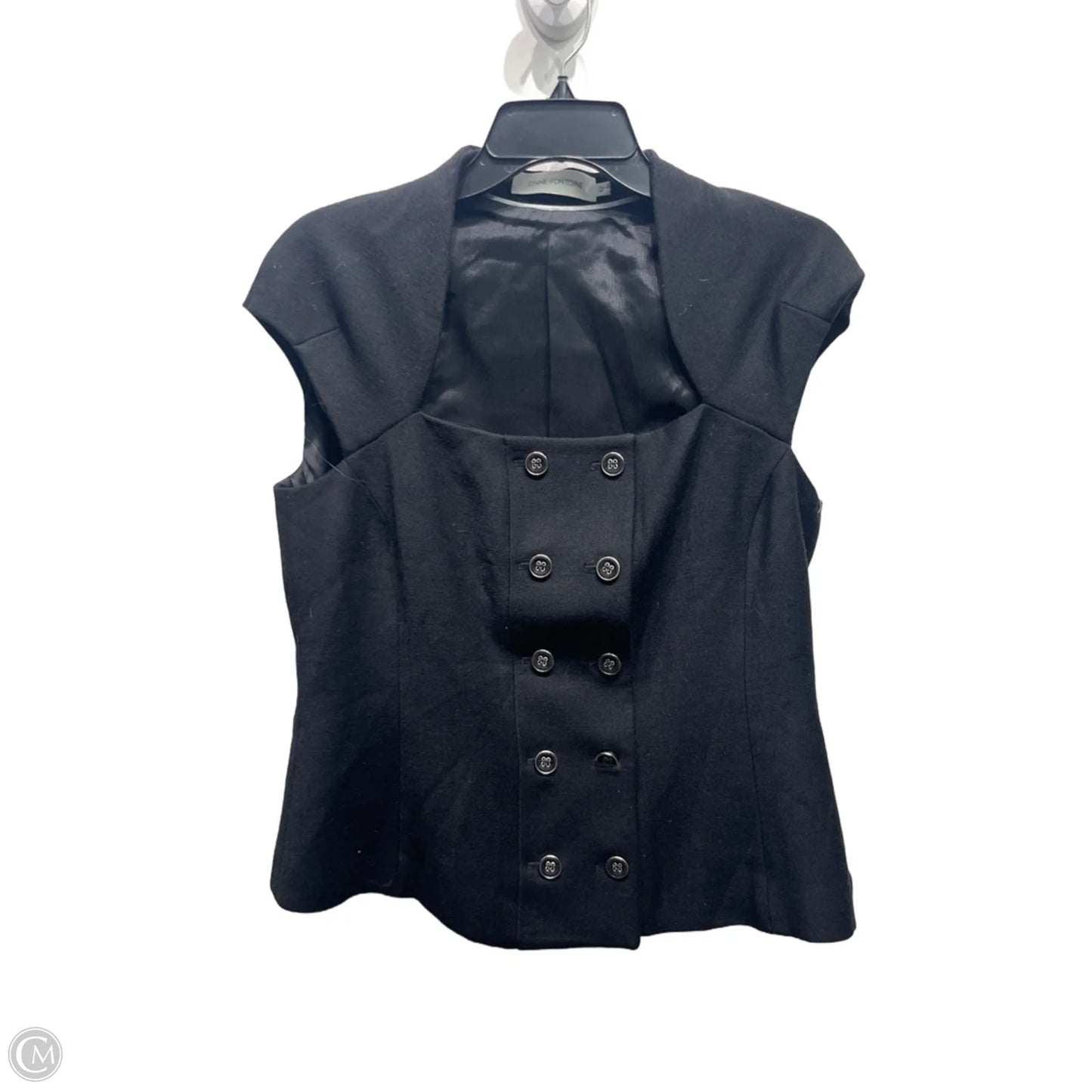 Top Short Sleeve By ANNE FONTAINE In Black, Size: 12