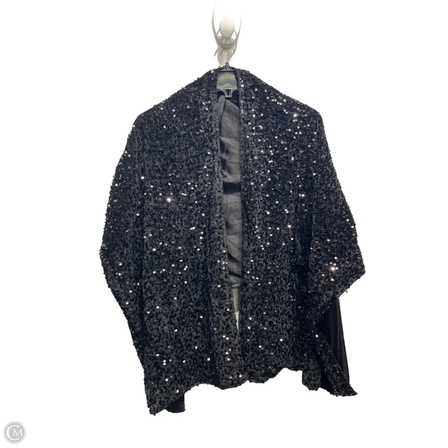 Shawl By TOP IT OFF In Black, Size: Osfm