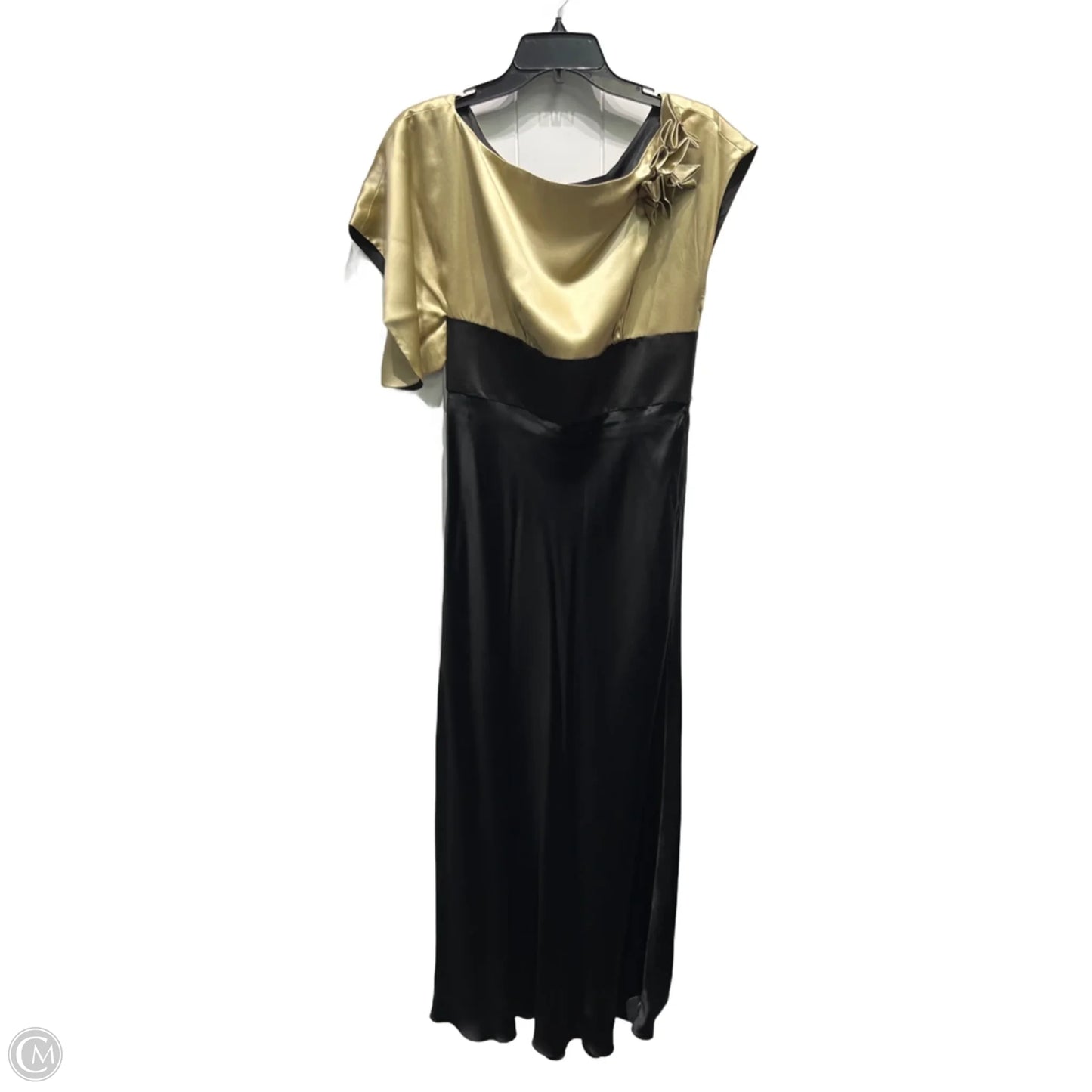 Dress Party Long By Cmc In Black & Gold, Size: S