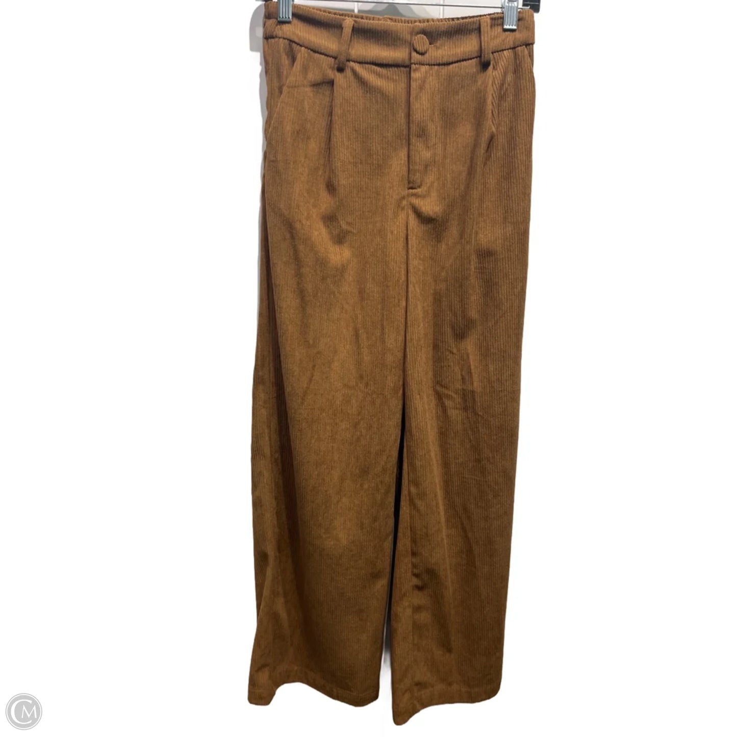 Pants Corduroy By FASHION In Tan, Size: S