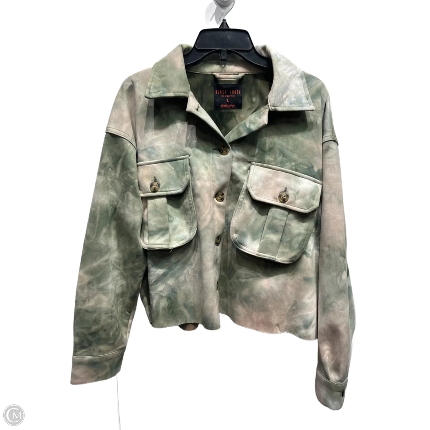 Jacket Other By Black Label In Green, Size: L